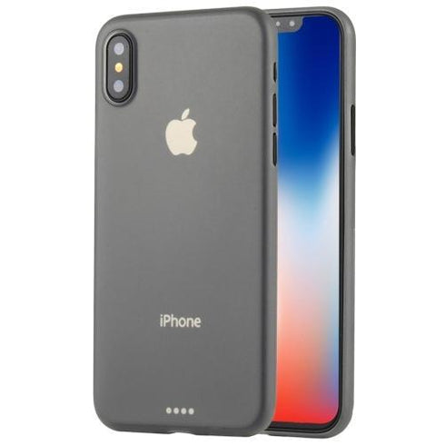 AussieSuperStore Homeware Supplies iPhone X Ultra Thin Protective Case Slim Strong Frosted Cover Gray MOBIPX3501GY